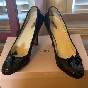 Miu Miu Sequined Pumps